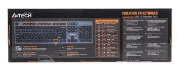 Клавiатура A4Tech KV-300H Grey/Black KV-300H USB (Grey+Black) фото