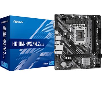 Материнська плата ASRock H610M-HVS/M.2 R2.0 Socket 1700 H610M-HVS/M.2 R2.0 фото