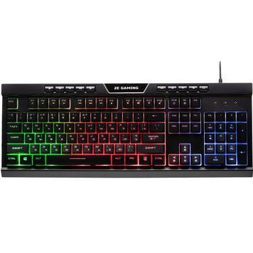 Клавіатура 2E Gaming KG300UB LED Ukr Black (2E-KG300UB) 2E-KG300UB фото