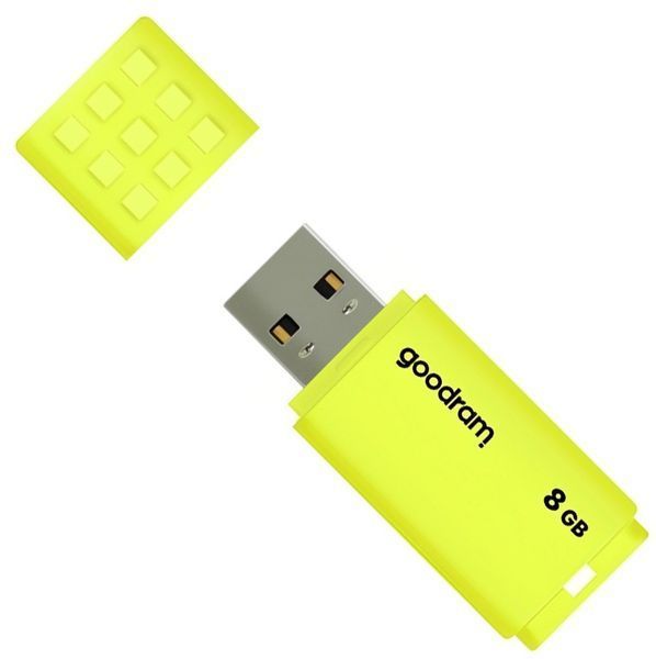 Флеш-накопичувач USB2.0 8GB Goodram UME2 Yellow (UME2-0080Y0R11) UME2-0080Y0R11 фото