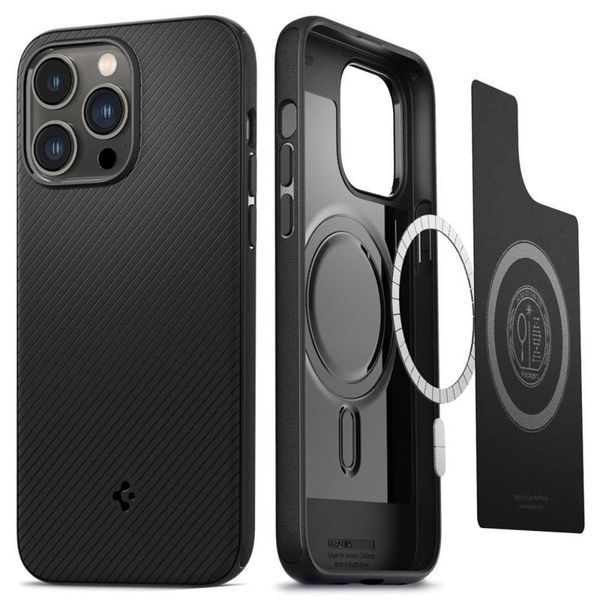 Чохол-накладка Spigen Mag Armor MagFit для Apple iPhone 14 Pro Matte Black (ACS04989) ACS04989 фото