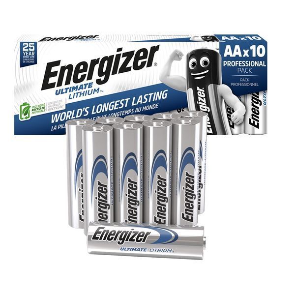 Батарейка Energizer Ultimate Lithium L91 AA 10шт L91 AA10 фото