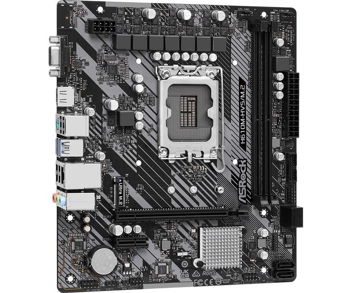 Материнська плата ASRock H610M-HVS/M.2 R2.0 Socket 1700 H610M-HVS/M.2 R2.0 фото