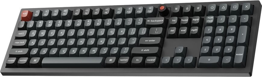 Клавіатура Keychron V6 8K Keychron Super Red Switch Black RGB (V6W-D1-UA) V6W-D1-UA фото