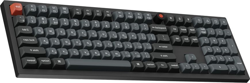 Клавіатура Keychron V6 8K Keychron Super Red Switch Black RGB (V6W-D1-UA) V6W-D1-UA фото