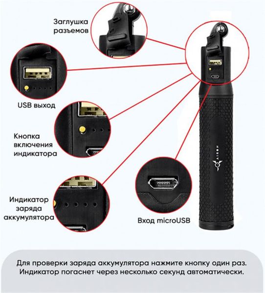 Монопод AirOn Power Bank AC120 (69477915500010) 69477915500010 фото