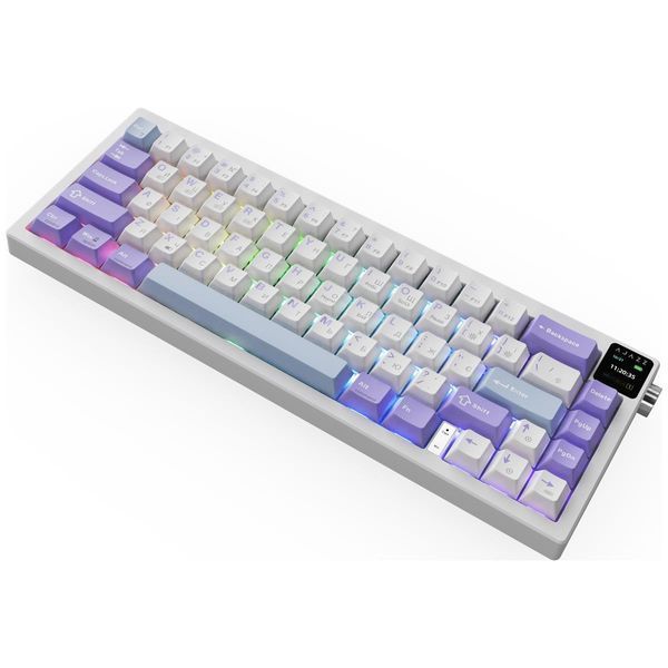 Клавіатура бездротова Ajazz AK650 Flying Fish Switch Purple (AK650-FF-PWB) AK650-FF-PWB фото