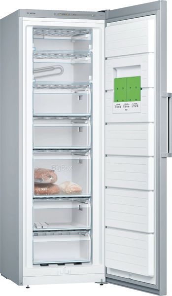 Морозильна камера Bosch, 176x60x65, 231л, 1дв., E, ST, нерж GSV33VIE0N фото