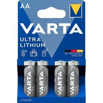 Батарейка Varta Ultra Lithium (6106) AA BL 4шт 6106 фото