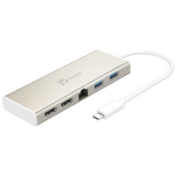 Док-станція J5create USB-C 6-в-1 (JCD381-N) JCD381-N фото