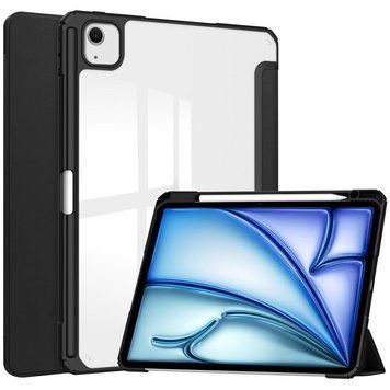 Чохол-книжка BeCover Soft Edge TPU з кріпленням Apple Pencil для Apple iPad Air 13" M2 2024 Black (711711) 711711 фото