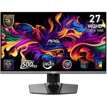 Монітор MSI 26.5" MAG 272QP QD-OLED X50 Black 500Hz MAG 272QP QD-OLED X50 фото