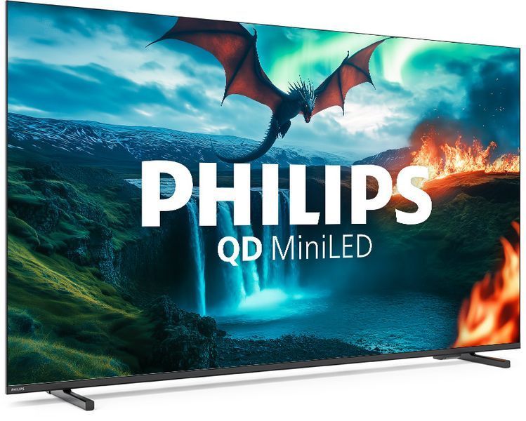 Телевізор 65" Philips MiniLED 4K 60Hz Smart Titan OS Black 65MLED820/12 фото