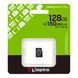 Карта пам`яті MicroSDXC 128GB UHS-I Class 10 Kingston Canvas Select Plus R150MB/s + SD-адаптер (SDCS3/128GB) SDCS3/128GB фото 3