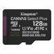 Карта пам`яті MicroSDXC 128GB UHS-I Class 10 Kingston Canvas Select Plus R150MB/s + SD-адаптер (SDCS3/128GB) SDCS3/128GB фото 1