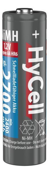 Акумулятори Ansmann AA/HR06 HyCell NI-MH 2700 mAh BL 4 шт 5030682 фото