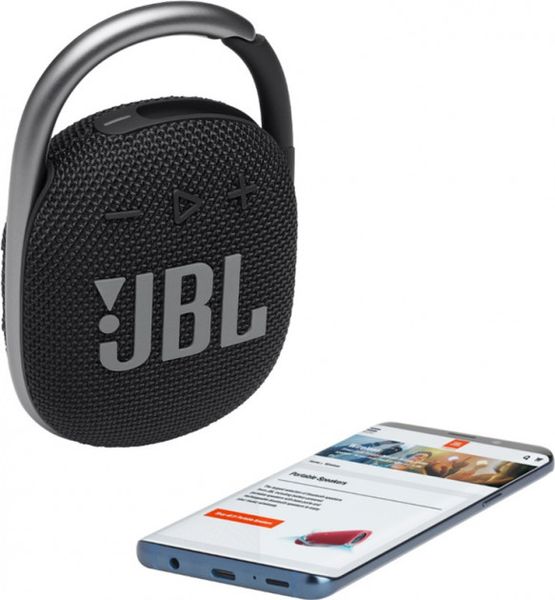 Портативна колонка JBL Clip 4 (JBLCLIP4BLK) Black JBLCLIP4BLK фото