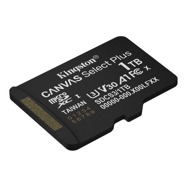 Карта пам`яті MicroSDXC 1TB UHS-I Class 10 Kingston Canvas Select Plus R150MB/s (SDCS3/1TBSP) SDCS3/1TBSP фото