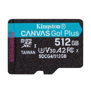 Карта пам`яті MicroSDXC 512GB UHS-I/U3 Class 10 Kingston Canvas Go! Plus R200/W160MB/s (SDCG4/512GBSP) SDCG4/512GBSP фото