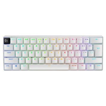Клавiатура бездротова Logitech G PRO X 60 TKL GX Optical Tactile White (920-011930) 920-011930 фото