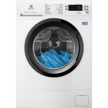 Пральна машина Electrolux фронтальна, 6кг, 1200, A, 41см, дисплей, інвертор, білий EWS6526BU фото
