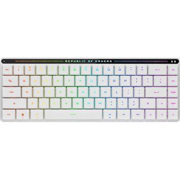Клавіатура бездротова Asus ROG Falchion RGB WL BT White (90MP03EC-BKMA10) 90MP03EC-BKMA10 фото