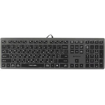 Клавіатура A4Tech Fstyler FX60H Grey White Backlit FX60H USB (Grey) White backlit фото