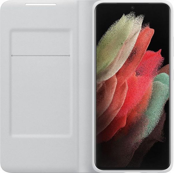 Чохол-книжка Samsung Smart LED View Cover для Samsung Galaxy S21 Ultra SM-G998 Light Gray (EF-NG998PJEGRU) EF-NG998PJEGRU фото