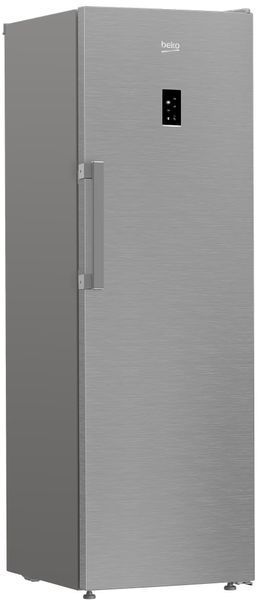 Морозильна камера Beko, 187x60x71, 286л, 1дв., E, NF, нержавіюча сталь B3RFNE314XB фото
