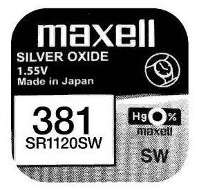 Батарейка Maxell SR1120SW 1PC EU MF 18289400 18289400 фото