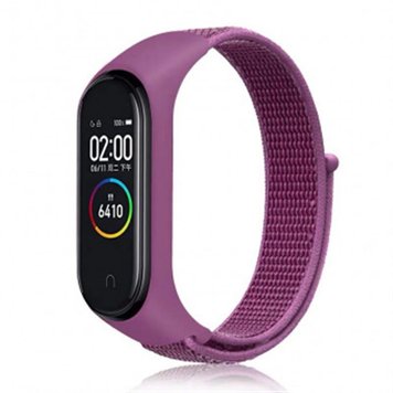 Ремінець BeCover Nylon Style для Xiaomi Mi Smart Band 5/Mi Smart Band 6 Purple (705429) 705429 фото