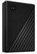 Зовнішній жорсткий диск 2.5" USB 4.0TB WD My Passport Black (WDBPKJ0040BBK-WESN) WDBPKJ0040BBK-WESN фото 3