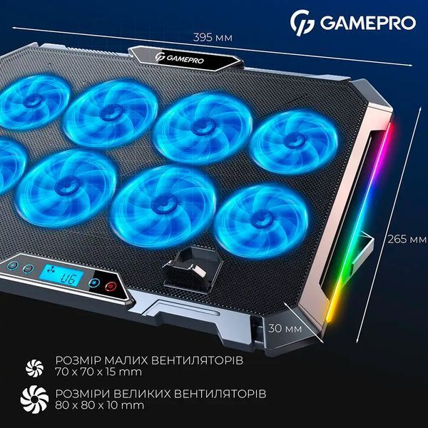 Охолоджуюча підставка для ноутбука GamePro CP795 CP795 фото