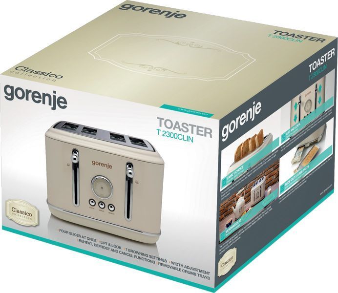 Тостер Gorenje T2300CLIN T2300CLIN фото