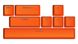 Набір кейкапів Hator PBT Keycaps Autograph Edition Orange (HTS-712) HTS-712 фото 1