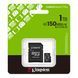 Карта пам`яті MicroSDXC 1TB UHS-I Class 10 Kingston Canvas Select Plus R150MB/s + SD адаптер (SDCS3/1TB) SDCS3/1TB фото 3