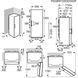 Морозильна камера Electrolux, 186x60х65, 278л, E, NF, інв., нерж LUS7ME28X фото 6
