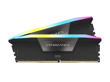 Модуль пам`ятi DDR5 2x48GB/5600 Corsair Vengeance RGB Black (CMH96GX5M2B5600C40) CMH96GX5M2B5600C40 фото