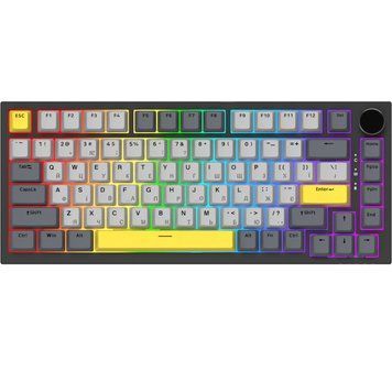 Клавіатура Ajazz AK820 Sea Salt Switch Black USB-C (AK820-SS-BGY) AK820-SS-BGY фото