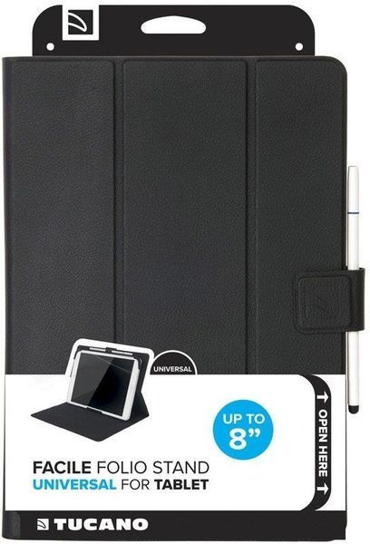 Універсальний чохол Tucano Facile Plus Universal для планшетів 7-8", Black (TAB-FAP8-BK) TAB-FAP8-BK фото