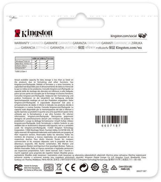 Флеш-накопичувач USB3.2 128GB Kingston DataTraveler Exodia Black/Yellow (DTX/128GB) DTX/128GB фото