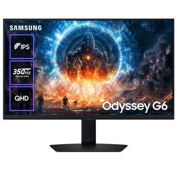 Монiтор Samsung 27" Odyssey G6 (LS27FG606EIXUA) IPS Black 350Hz LS27FG606EIXUA фото