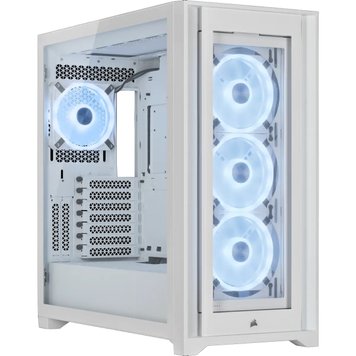 Корпус Corsair iCUE 5000X RGB QL Tempered Glass White (CC-9011233-WW) без БЖ CC-9011233-WW фото