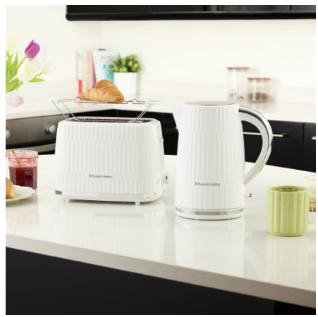 Тостер Russell Hobbs 27370-56 Eden 2S Toaster White 25199036001 25199036001 фото
