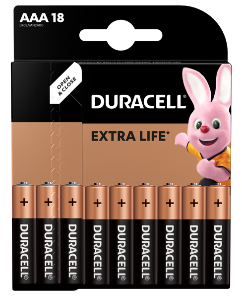 Батарейка Duracell LR03 MN2400 1x18 шт. 5002779/5005966/5014450 5002779/5005966/5014450 фото