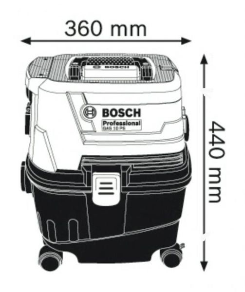 Пилосос Bosch GAS 15 PS (0.601.9E5.100) 0.601.9E5.100 фото