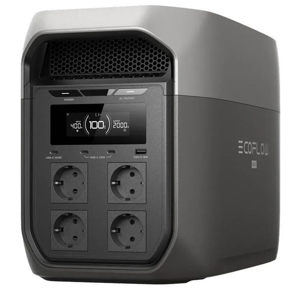 Зарядна станція EcoFlow Delta 3 Max 2048Wh, 2400W (EFD3M-G-EU-CBOX) EFD3M-G-EU-CBOX фото