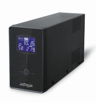 Джерело безперебійного живлення EnerGenie EG-UPS-032 850VA, Line Int., AVR, 2xIEC+1xSchuko, USB, LCD, RJ11 EG-UPS-032 фото