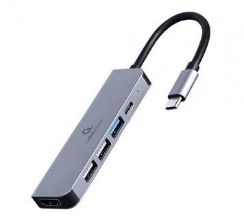 Док-станція Cablexpert USB-C 5-в-1 (A-CM-COMBO5-03) USB/HDMI/PD A-CM-COMBO5-03 фото
