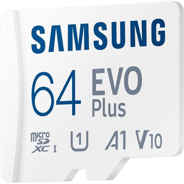 Карта пам`яті MicroSDXC 64GB UHS-I/U3 Class 10 Samsung Evo Plus R160MB/s + SD-адаптер (MB-MC64SA/EU) MB-MC64SA/EU фото